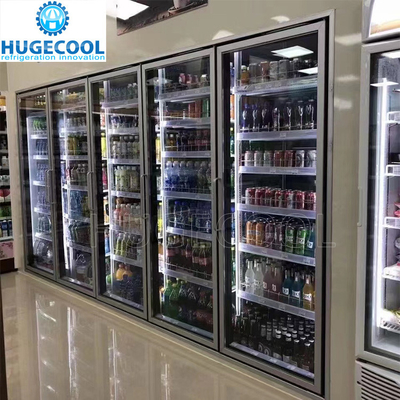 Display Walk In Cooler/ Freezer with Glass Door