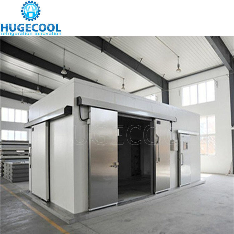 Walking in Cold Room Cold Storage Featuring Sliding Doors Suitable for Supermarkets and Food Distribution Centers